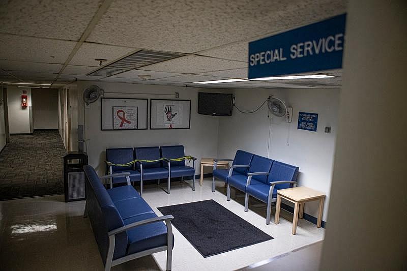 The waiting room in the Fresno County Department of Public Health on June 8, 2022. Photo by Larry Valenzuela, CalMatters/CatchLight Local The waiting room in the Fresno County Department of Public Health on June 8, 2022. Photo by Larry Valenzuela, CalMatters/CatchLight Local