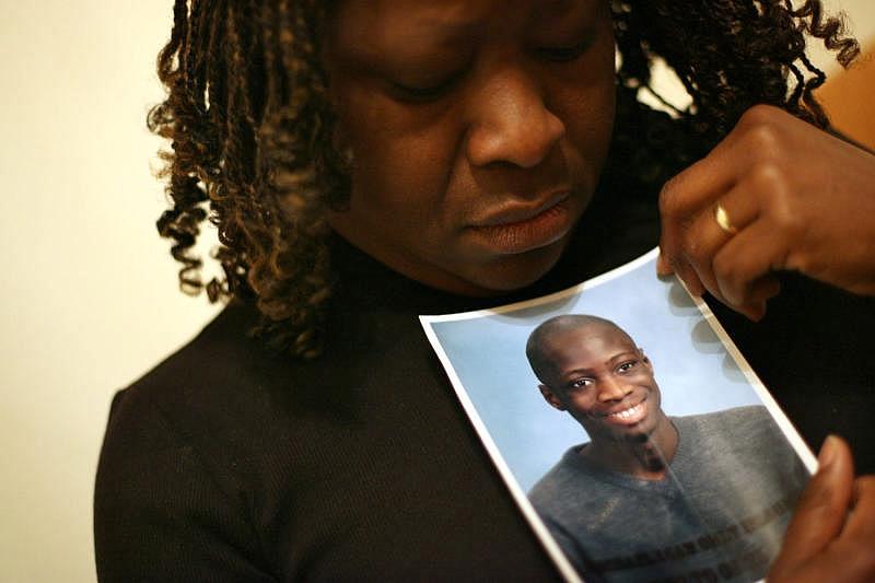 Elizabeth Johnson of Kalamazoo lost her son, Michael Renner-Lewis III, in 2003 when he was restrained at school. She has been lobbying with the Michigan Protection and Advocacy Services to make sure this does not happen to another child. Renner-Lewis, who had autism, died of prolonged restraint, after being held down by three people. (Photo: Kimberly P. Mitchell, Detroit Free Press) KIMBERLY P. MITCHELL, DETROIT FREE PRESS Elizabeth Johnson of Kalamazoo lost her son, Michael Renner-Lewis III, in 2003 when he was restrained at school. She has been lobbying with the Michigan Protection and Advocacy Services to make sure this does not happen to another child. Renner-Lewis, who had autism, died of prolonged restraint, after being held down by three people. (Photo: Kimberly P. Mitchell, Detroit Free Press) KIMBERLY P. MITCHELL, DETROIT FREE PRESS