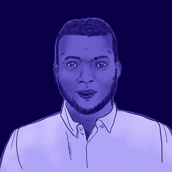 Marcos Santana Andújar, president and founder of the Children and Youth Rights Network. Illustration by Adriana C. García Soto | Centro de Periodismo Investigativo and Todas