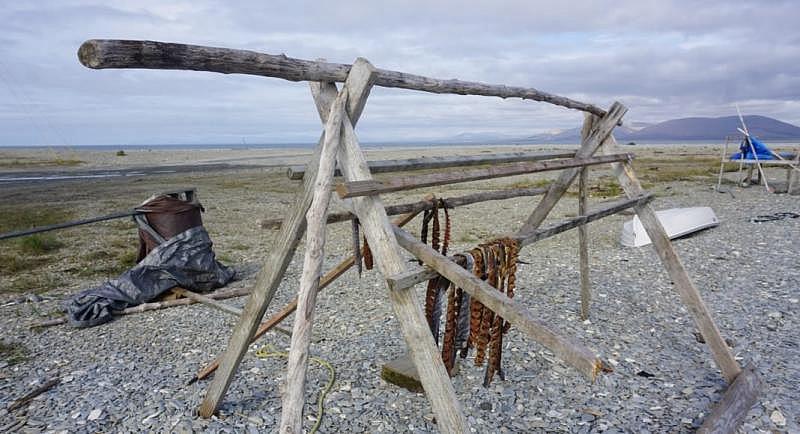 With its economy largely based on subsistence activities, residents of Teller (and similar villages) aren't well situated to support an expensive fee-based water and sewer system. (Yereth Rosen)