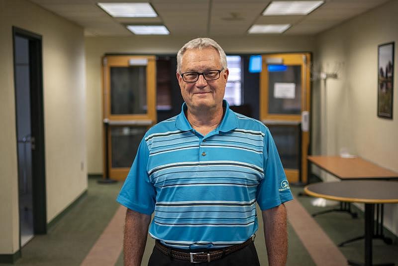Mike Porsch is the mayor of Storm Lake. Porsch spent much of his childhood in Storm Lake and graduated high school when the town was mostly white. He has welcomed the demographic shift. Natalie Krebs / IPR
