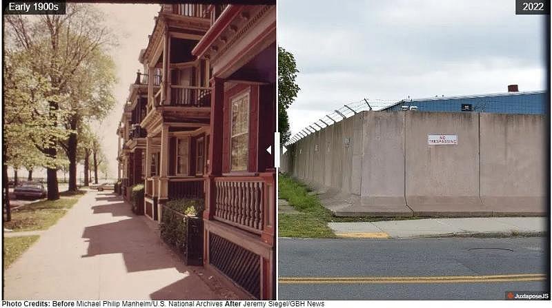 Before: Michael Philip Manheim / U.S. National Archives After: Jeremy Siegel / GBH News