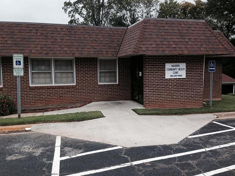 The exterior of the Warren County Health Clinic, which shut its doors to the public in the spring of 2016. Credit Leoneda Inge / WUNC