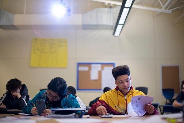 A no-cause eviction meant Jaden, 14, had to switch school districts. The move also meant he needed a support math class.