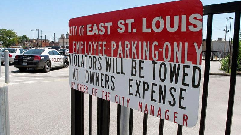 In 2010, East St. Louis’ police department laid off 30 percent of its police force. The city still struggles to adequately staff the city’s streets. Photo: AP Photo/Jim Suhr