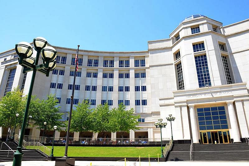 More than 7,000 Michigan children were discharged from foster care in 2016, and most of them were reunited with their parents. Above, the state’s Hall of Justice, or high court. Photos by Dave Wasinger / Lansing State Journal More than 7,000 Michigan children were discharged from foster care in 2016, and most of them were reunited with their parents. Above, the state’s Hall of Justice, or high court. Photos by Dave Wasinger / Lansing State Journal