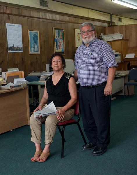 John Zippert and his wife, Carol. John works with the farmers cooperative that connected Peterson with Greene County Hospital.