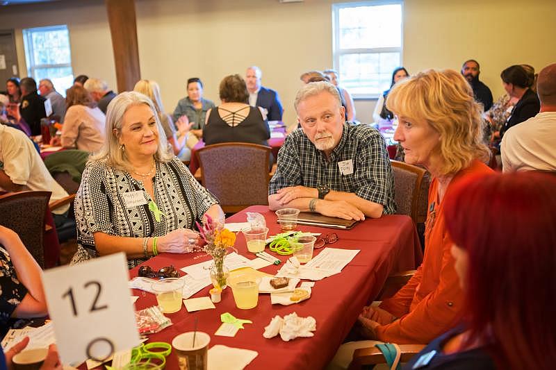 Event participants discussed challenges and opportunities around suicide prevention in Amador. Photo: Vanessa Nelson.