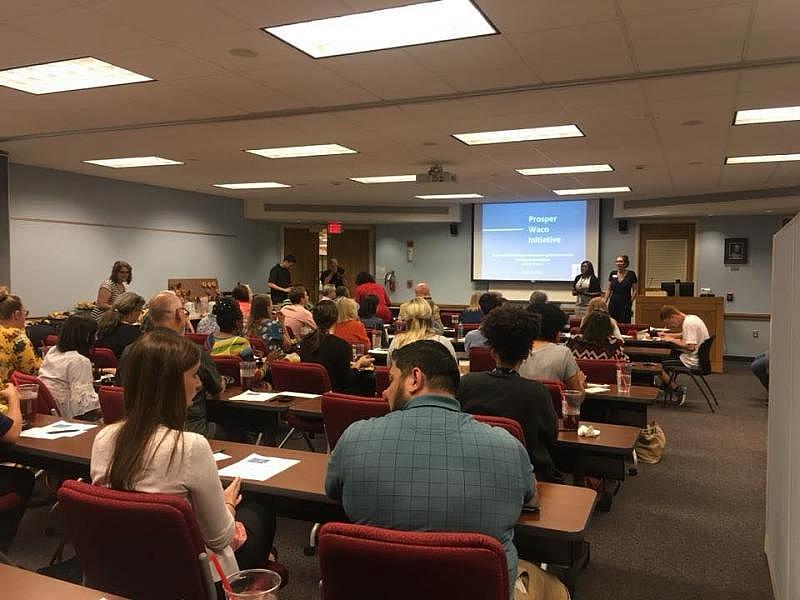 Prosper Waco, a nonprofit aimed at improving residents' physical and financial health, held a workshop educating residents on health in June 2018.
