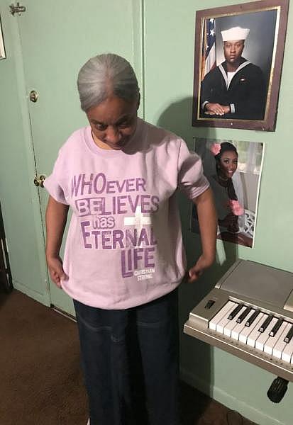 Denise Boyd, Latrelle Huff's mother, at home. When Huff alleged abuse, Boyd says, she told her to "let God handle it." (Photo: Jayne O'Donnell, USA TODAY)