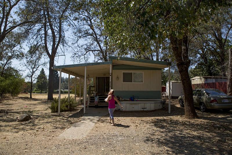 Sabrina Hanes' home on Aug. 13, 2018. (Photo: Anne Wernikoff/KQED) Sabrina Hanes' home on Aug. 13, 2018. (Anne Wernikoff/KQED)