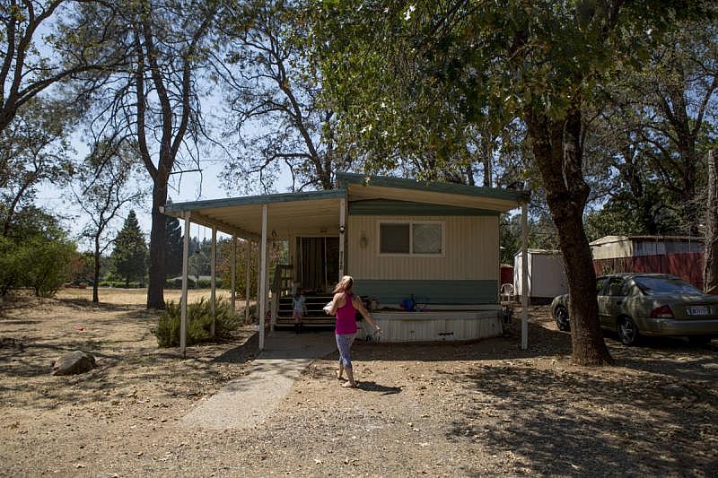 Sabrina Hanes' home on Aug. 13, 2018. (Anne Wernikoff/KQED)