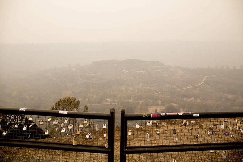 Butte Creek Watershed Overlook on Nov. 13, 2018. (Anne Wernikoff/KQED)