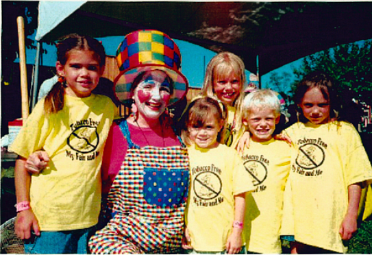 Amador County children wearing their tobacco-free T-shirts at the county fair. Credit: First 5 Amador County