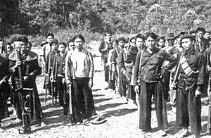 Battalions of Hmong fighters supported the American military in the “Secret War” during the Vietnam War. Battalions of Hmong fighters supported the American military in the “Secret War” during the Vietnam War.