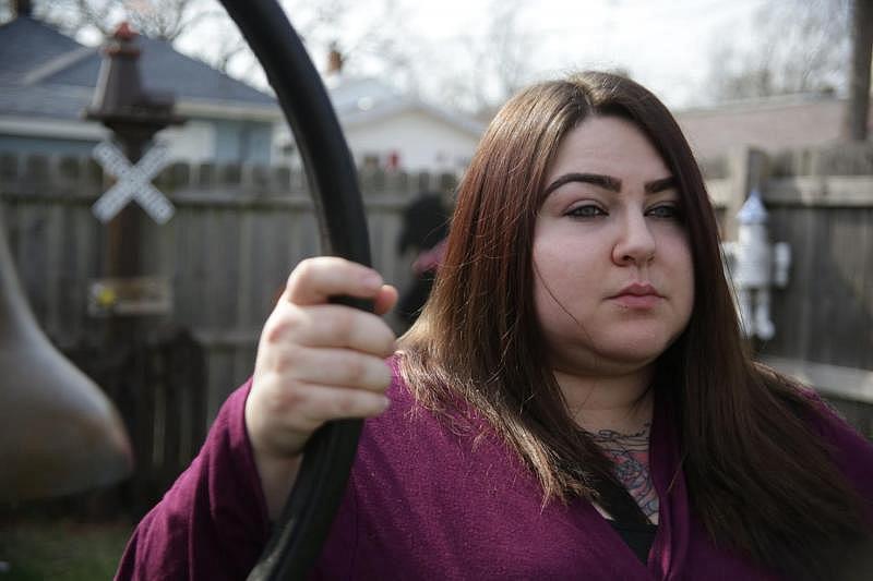 Rachel Fowler, of Hammond, had her kids taken away by the state for supposed child neglect. (Tony V. Martin, The Times)