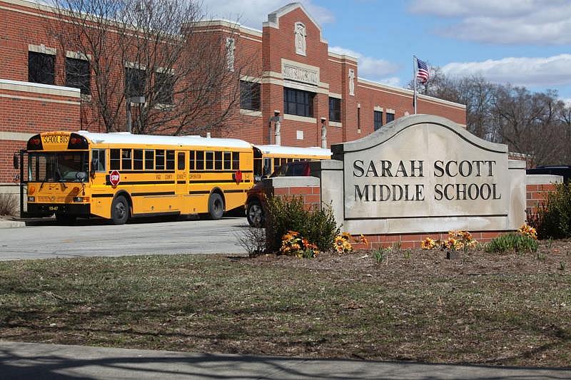 More than 80 percent of students at Sarah Scott Middle School in Terre Haute qualify for free or reduced-price lunches. The city is the county seat of Vigo County, which had the highest rate of child neglect investigations in the state in 2017. (Giles Bruce, The Times)