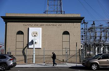 Building with large socket and charger