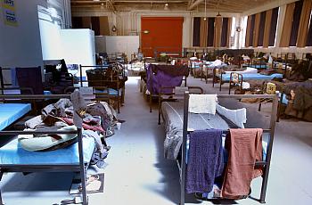 Large room full of beds