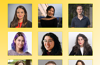 Nine grantees taking part in the 2025 Impact Fund for Reporting on Health Equity and Health Systems.