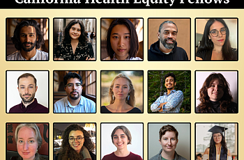 CHJ graphic showing 2025 California Health Equity Fellows