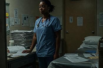 Person wearing scrubs