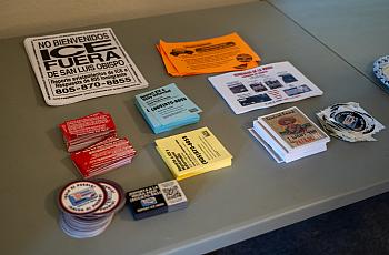 Few items on a table