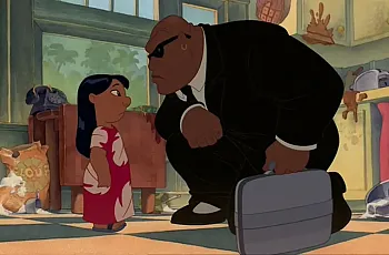 Two cartoon characters