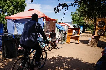 Person on bike