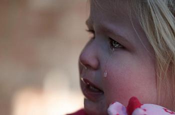 A child crying