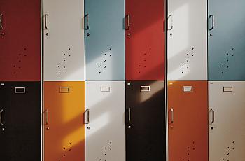 Image of school lockers