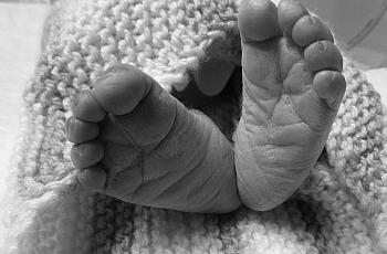 Image of child's feet
