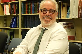 A person sitting on a chair