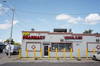 A medical clinic/pharmacy