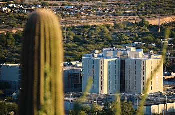 A building from a distance