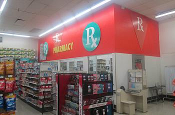 Image of inside of vintage pharmacy