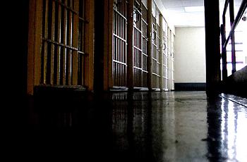 image of a prison hallway