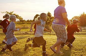 Less than a quarter of kids get the recommended 60 minutes of exercise a day.