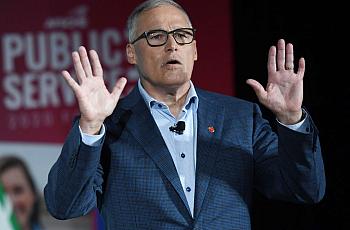 Washington Gov. Jay Inslee has been critical of his neighbors. “One of the reasons we have such jammed up hospitals in Spokane i