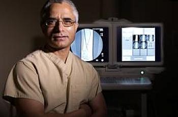 Dr. Brijesh Bhambi practices at the Bakersfield Heart Hospital.