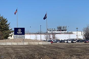 A Tyson meatpacking facility in Iowa.