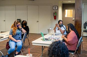 The Tulsa Birth Equity Initiative holds a doula training class in August 2021. 