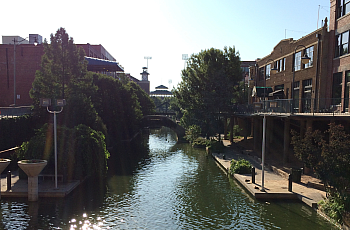 The Bricktown Canal through downtown.