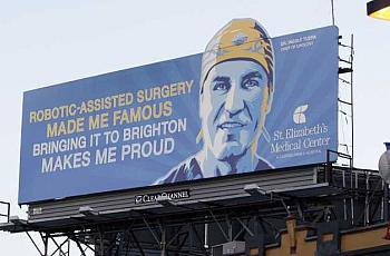 Robotic surgery billboard