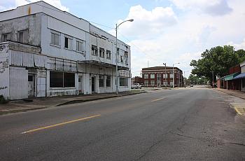 Downtown Blytheville in Arkansas’ Delta region.