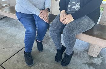 Maria (left) and Soledad (right), who wish to remain anonymous, live and work on the Nipomo Mesa. Maria has asthma and Soledad e