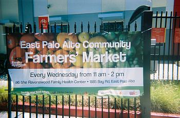 The East Palo Alto Farmers Market is held Wednesdays from 11 a.m. to 2 p.m.