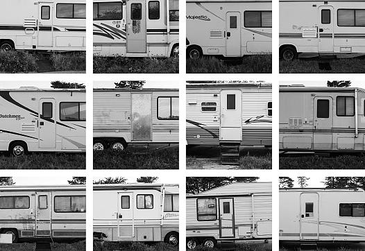 a grid of RVs