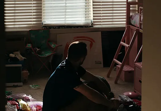 A men sitting in the room 