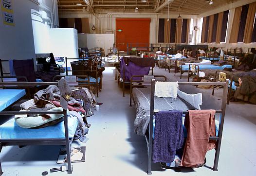 Large room full of beds